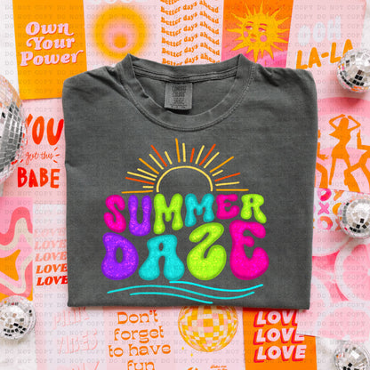 SUMMER DAZE-PNG File- Digital Download