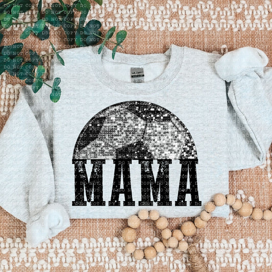 SOCCER MAMA SPARKLE TEE