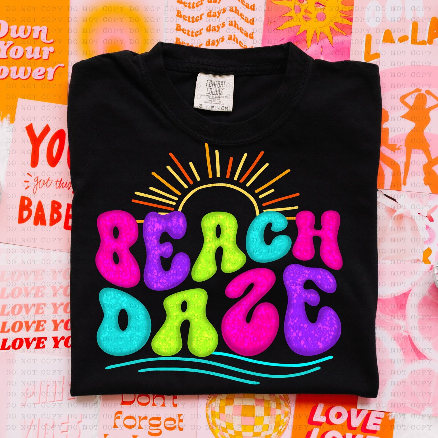 BEACH DAZE-PNG File- Digital Download