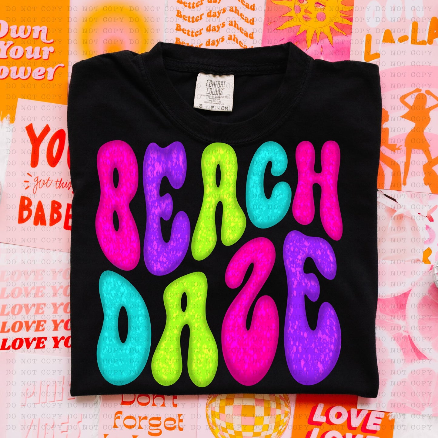 BEACH DAZE-PNG File- Digital Download