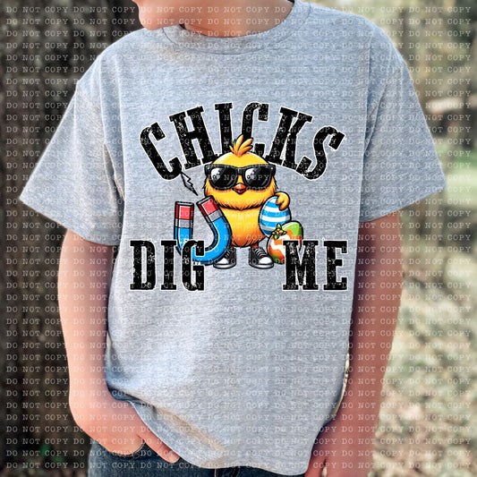 CHICKS DIG ME - PNG File- Digital Download