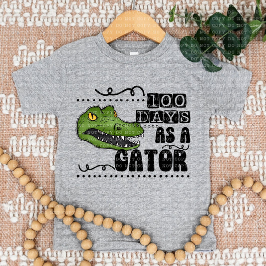 100 DAYS AS A GATOR- PNG File- Digital Download