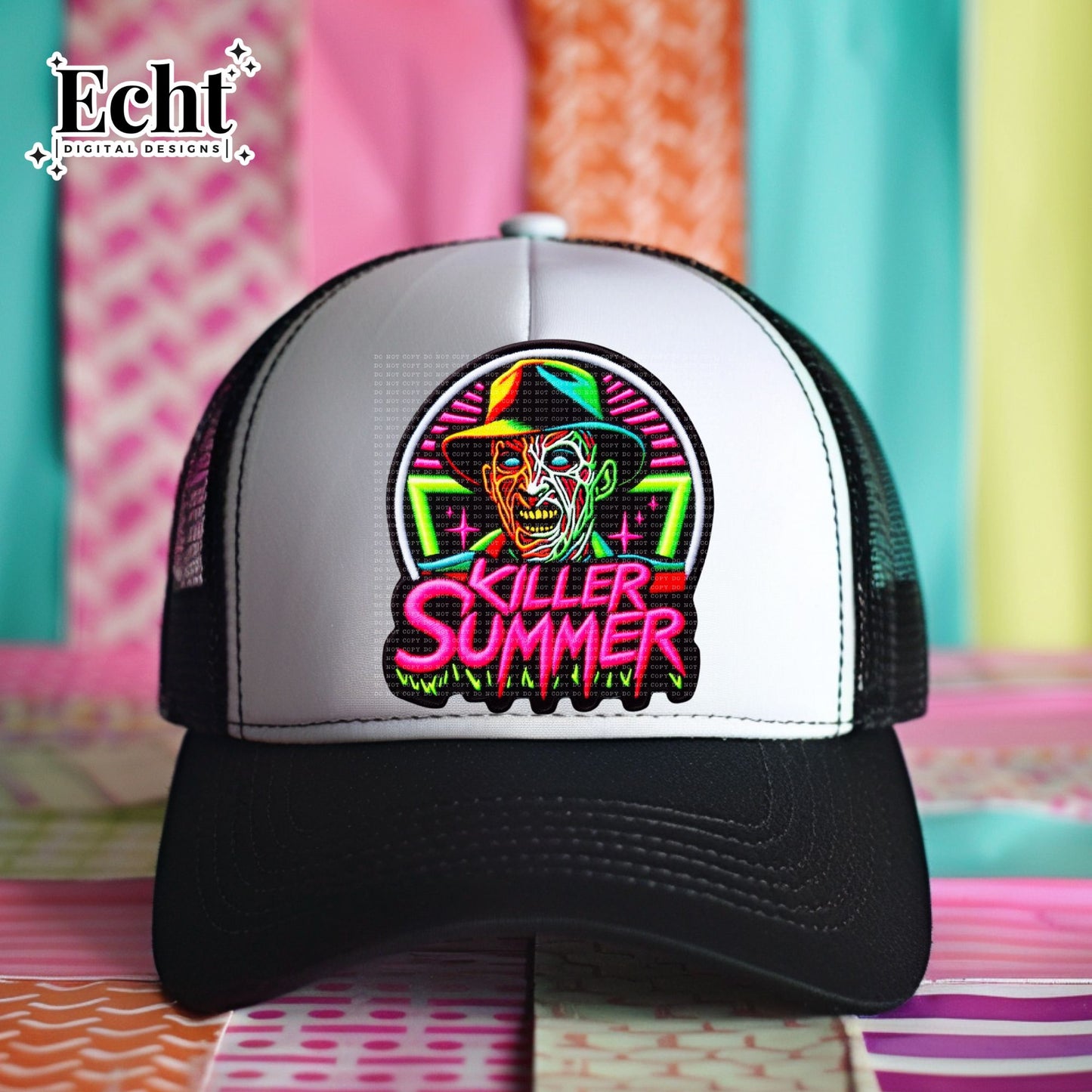 KILLER SUMMER PATCH-PNG File- Digital Download