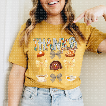 THANKSGIVING MINI BUNDLE- PNG Files- Digital Download