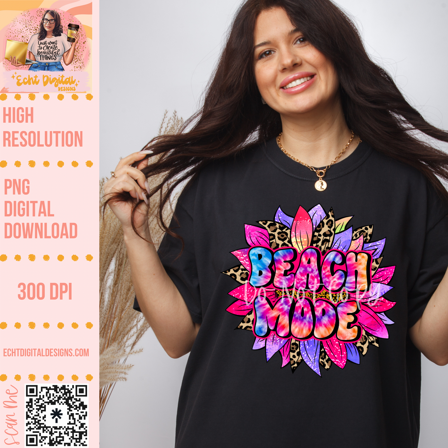 Beach Mode PNG Digital Download