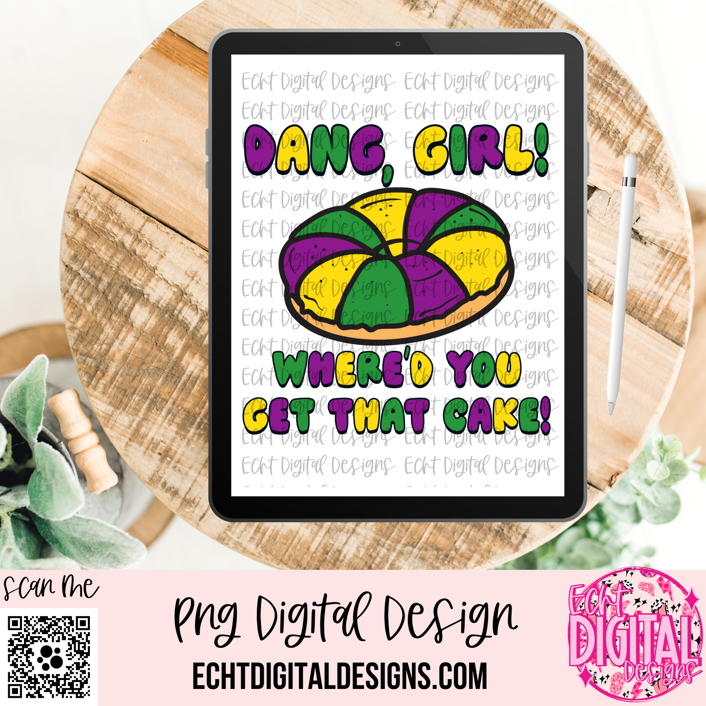 Dang Girl PNG Digital Download