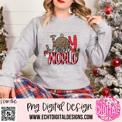 Joy to the World PNG Digital Download