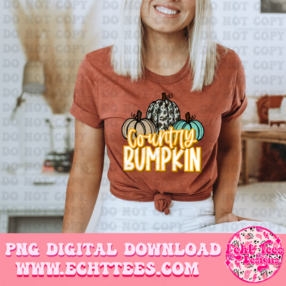 Country Bumpkin PNG Digital Download