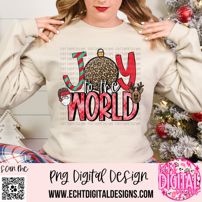 Joy to the World PNG Digital Download